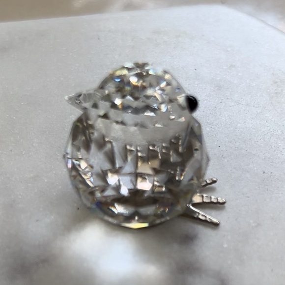 Pair of Two Mini Crystal Swarovski Figurines - Bunny & Bird/ Chick - Picture 11 of 12